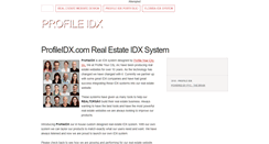 Desktop Screenshot of profileidx.com